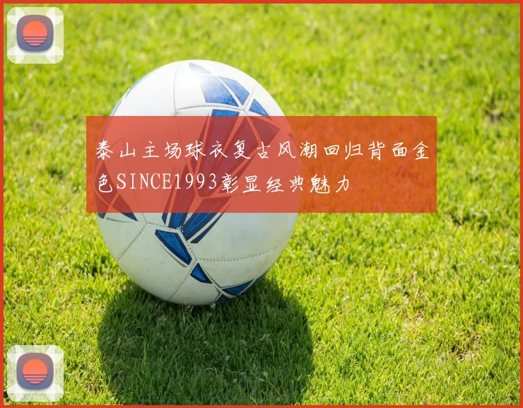 泰山主场球衣复古风潮回归背面金色SINCE1993彰显经典魅力
